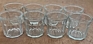 6 glasses Vintage WORKING COLLECTION CLEAR 14oz Flat Tumbler set - Picture 1 of 11
