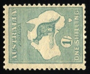 1/- Roo Acsc 33Aaa~SG40ba 3RD WMK SIDEWAYS VARIETY MUH.   - Picture 1 of 3