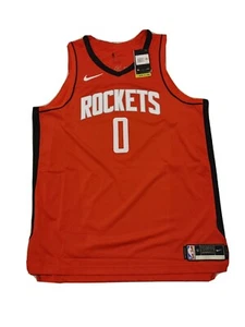 Nike NBA Rockets Westbrook Authentics Swingman Jersey Men’s Size-52 (CW3445-657) - Picture 1 of 8