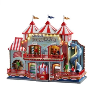 Lemax Circus Funhouse Holiday Village Carnival Animated With Sound - Picture 1 of 2