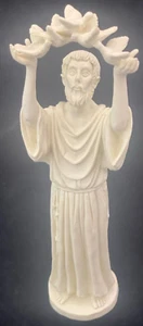 Studio Collection St. Francis with Doves Figurine - 10" Resin Statue - Picture 1 of 13