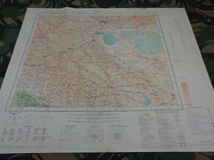 WW2 map of the MIDDLE EAST entitled "TEHRAN" (IRAN) - "NOT TO BE PUBLISHED" - Picture 1 of 12