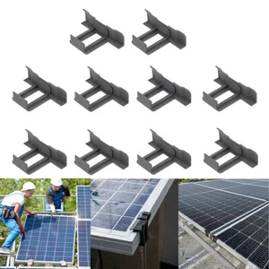 10-60X Photovoltaic Panel Water Guide Clamp Solar Panel Water Drain Remove Clips - Picture 1 of 40