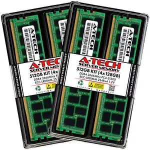 512GB 4x 128GB PC4-2666 LRDIMM Supermicro 440P-TNRT Memory RAM - Picture 1 of 6