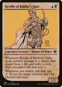 Krydle of Baldur's Gate Foil Showcase Adventures in the Forgotten Realms MTG - Picture 1 of 1