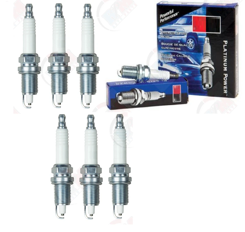 Vela de ignição CHAMPION PLATINUM POWER conjunto de 6 para 1998-2004 Chrysler Concorde 3,5L - Imagem 1 de 1