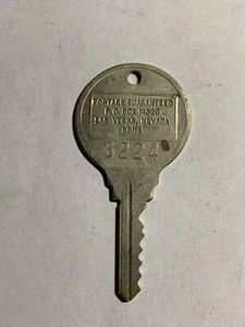 Llave de habitación de hotel y casino Riviera vintage Las Vegas Nevada #3224 - Imagen 1 de 2