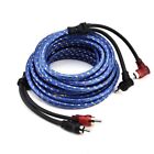 3X3x(5M 2 Rca To 2 Rca Plug Car Stereo Audio Cable Amplifier Braided Tool C4t5)