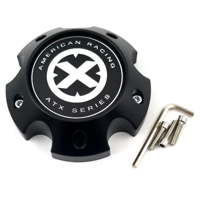 American Racing ATX Iron Black 5 Lug Bolt On AX200 Center Cap 1079L145ACIB-H42AX - Image 1 of 4