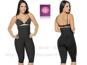 HIGH WAIST COMPRESSION CAPRI FAJA COLOMBIANA BODY SHAPER POWERNET SALOME 0219 - Picture 1 of 8