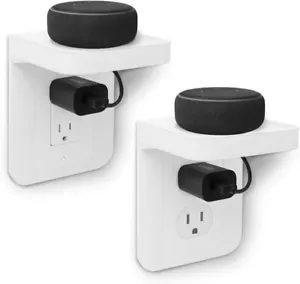 Outlet Shelf, 2Pack Bathroom Wall Shelf with 2 type-2 Pack, 2 Type-2 Pack - Picture 1 of 8