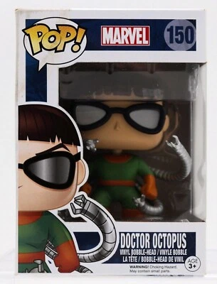 Funko POP #150 Marvel Doctor Octopus (Water Stain On Lid) NEW - Image 1 of 4