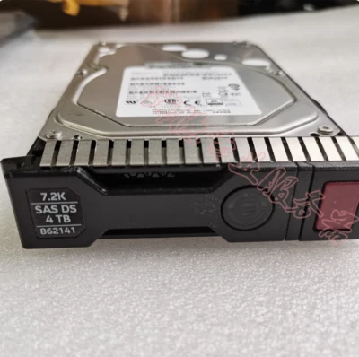 HP 861756-B21 862141-001 4TB SAS 12Gb 7.2K LFF 3.5" Hard Drive - Image 1 of 3