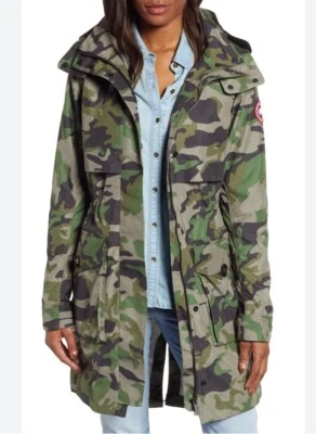 TRINCHERA DOBLE ESTAMPADO CAMUFLAJE GANSO CANADÁ NUEVA CON ETIQUETAS HOMBRE MEDIANA  Foto 1 de 4