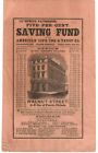 1850S-1860S Leaflet Broadside American Life Ins. & Trust Co. Phildelphia Pa