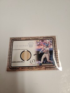 2001 Fleer Legacy Hit Kings Jose Vidro Game Used Bat