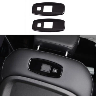 Para Land Rover Defender 2021-2024 Asiento Negro Brillante Trasero USB Enchufe Panel Borde Foto 1 de 4