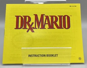 Dr. Mario (Nintendo Entertainment System, 1990) Folleto de instrucciones SOLO - Imagen 1 de 2