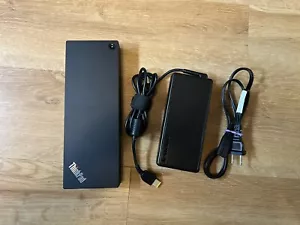 Lenovo ThinkPad Thunderbolt 3 Dock DBB9003L1 Type 40AC Tested w/135w power adap - Picture 1 of 6