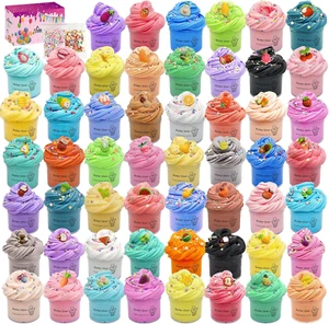 54 Pack Butter Slime Toy Kit, Super Soft and Non-Sticky,Very Suitable Birthday G - Picture 1 of 12