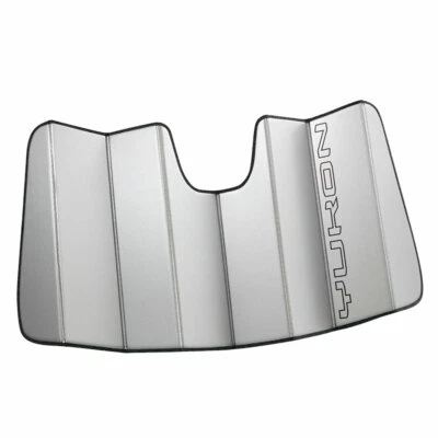 Parasol reflectante plateado GMC Yukon/XL 2021-2025 84446398 con guión OEM GM Foto 1 de 4