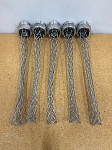 Lot of 5 Ericson SR-094 Wire Strain Relief Mesh Grips 1.25 Inch w/ Male Fitting - Picture 1 of 2