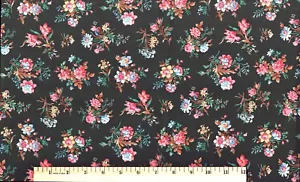 Cotton Fabric ~ New Vintage ~ Med Weight ~ Cranston ~ 5/8 Yd X 42" W - Picture 1 of 2