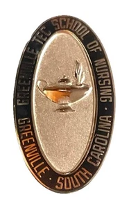 Greenville Tec School of Nursing South Carolina Sterlingsilber akademische Anstecknadel - Bild 1 von 5