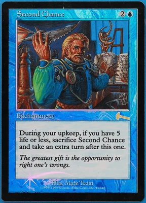 Second Chance FOIL Urza's Legacy PLD (Reserved List MTG Card) (505661) ABUGames - Image 1 of 2