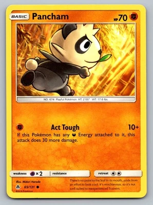 Pokemon TCG SM - Forbidden Light Pancham 65/131 - Image 1 of 2