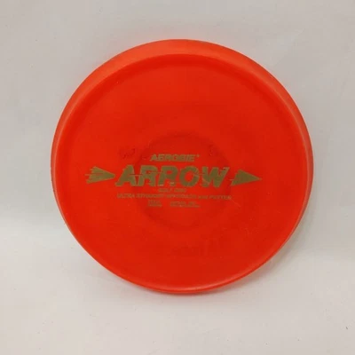 Aerobie Arrow Red Golf Disc 165 Grams Ultra Straight Approach and Putter PDGA - Image 1 of 4