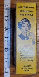 Vintage Dorothy Flicek Perlen & Strass Setter, magnetisch - Bild 1 von 4