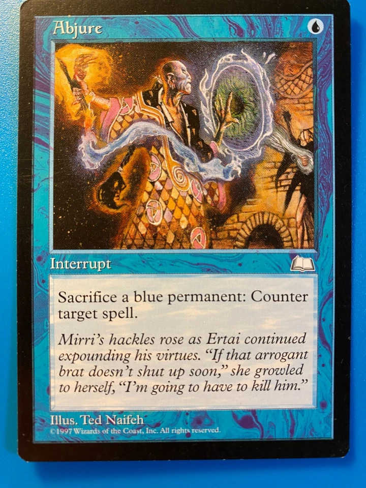 MTG 1x Abjure Weatherlight Legacy Pauper Magic the Gathering Card x1 NM - Image 1 of 1