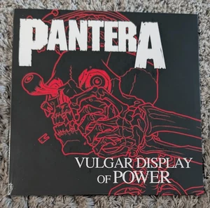Pantera Vulgar Display Of Power LP Ltd Black Vinyl Brian Ewing Alt. Cover SEALED - Picture 1 of 2