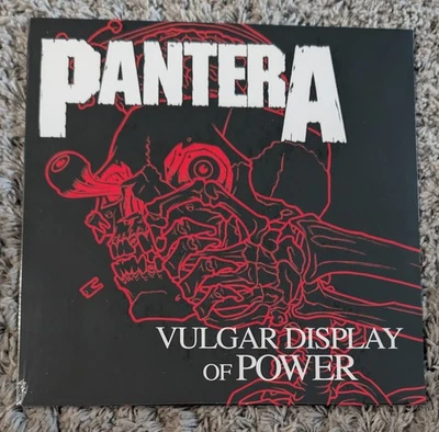 Pantera Vulgar Display Of Power LP Ltd Black Vinyl Brian Ewing Alt. Cover SEALED - Image 1 of 2