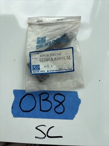 Genuine Subaru 57346AA000LM Trunk Knob NOS Legacy OEM - Picture 1 of 5