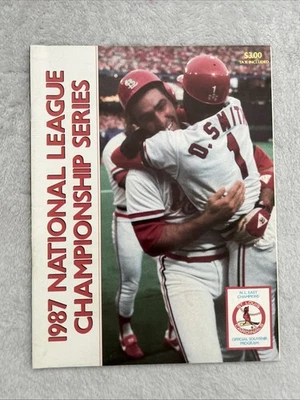 1987 National League Championship Series St. Louis Cardinals official program - Image 1 of 4