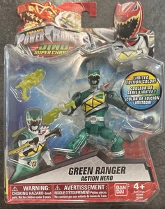 Power Rangers Dino Super Charge Green Ranger Limited Edition Color Dated 2016 - Picture 1 of 3