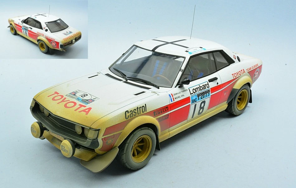 Toyota Celica 2000 Gt (ra21) #18 Rac Rally 1977 Therier / Vial 1:18 Model - Immagine 1 di 1