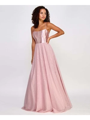 CITY STUDIO Womens Spaghetti Strap Full-Length Formal A-Line Dress - Image 1 of 4