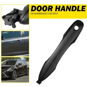 Exterior Door Handle Front Left Driver Side Black For 2019-2022 Toyota Avalon O - Picture 1 of 10