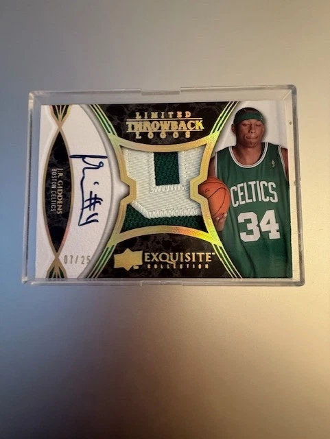 2008-09 Exquisite Collection Limited Logos J.R. Giddens 7/25 - Celtics - Image 1 of 1