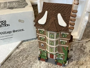 Dept 56 Dickens Village Nephew Fred's Flat #55573 RETIRED Boxed w/cord 1991 - Picture 1 of 7