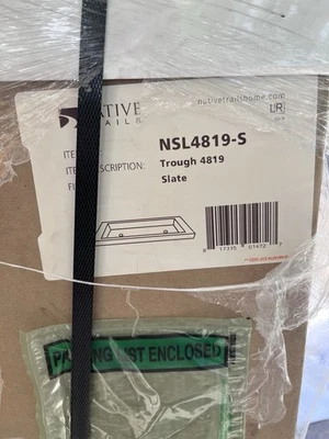 Native Trails NSL4819 Trough 48 英寸长方形混凝土落入 — 第 1/4 张图片