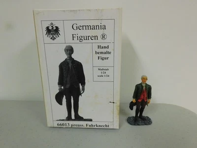 (Эластолин) 70 мм 1/24 Germania фигурка кошки # 66013 прусский рабочий фермер - Изображение 1 из 3