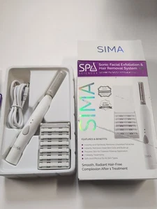 Spa Sciences SIMA Sonic Dermaplaning Tool – 2-in-1 Exfoliation & Hair Removal - Picture 1 of 3
