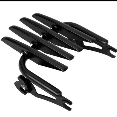 Hogworkz Chrome Detachable Stealth B2 Luggage Rack for Harley Touring '09-'25 - Image 1 of 4