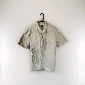 Oakley Hemd Herren 3XL Hellbraun Button Down Kurzarm Regular Fit - Bild 1 von 5