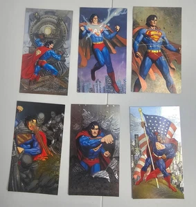 1994 SkyBox SUPERMAN MAN of STEEL PLATINUM Series SPECTRA-ETCH SET S1 - S6 - Bild 1 von 6