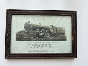 FRAMED PHOTO OF LNER FLYING SCOTSMAN No. 4472 - Picture 1 of 1